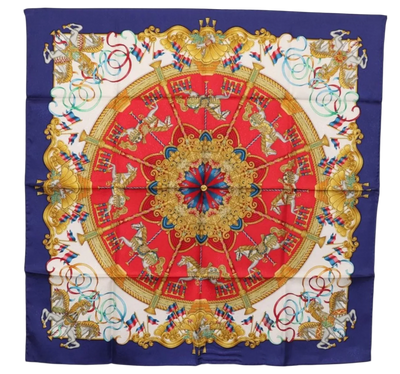 HERMÉS Carre 90 Schal Luna Park