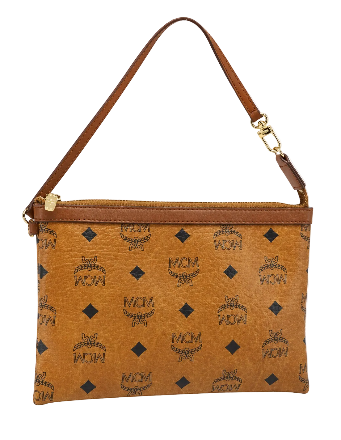 MCM Vicetos Logogram Accessoires-Beutel PVC Leder