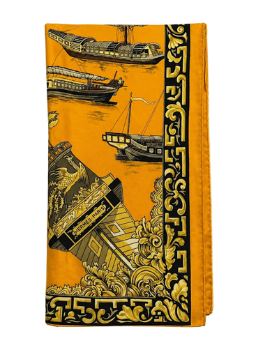Hermès Jonques et Sampans Schal/Halstuch