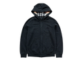 BURBERRY BLACK ZIP UP HOODIE