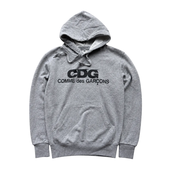 CDG PLAY GREY HOODIE