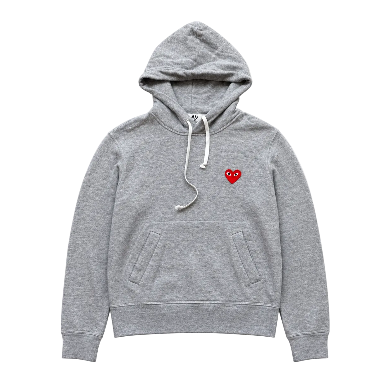 CDG PLAY GREY HOODIE