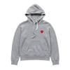 CDG PLAY GREY HOODIE