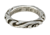 CHROME HEARTS Scroll Band Ring