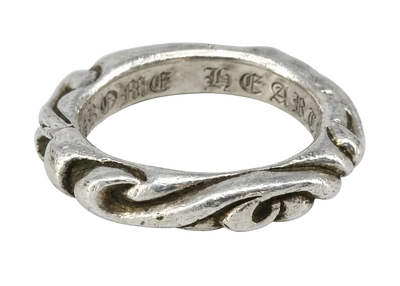 CHROME HEARTS Scroll Band Ring