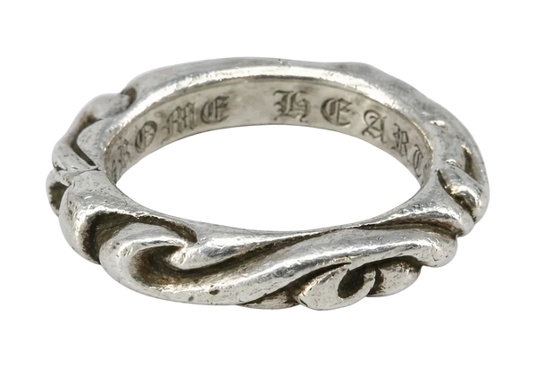 CHROME HEARTS Scroll Band Ring