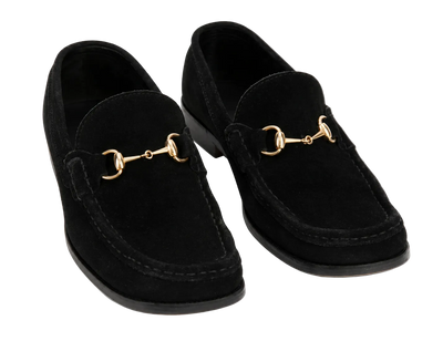 GUCCI Loafers Suede 37 C