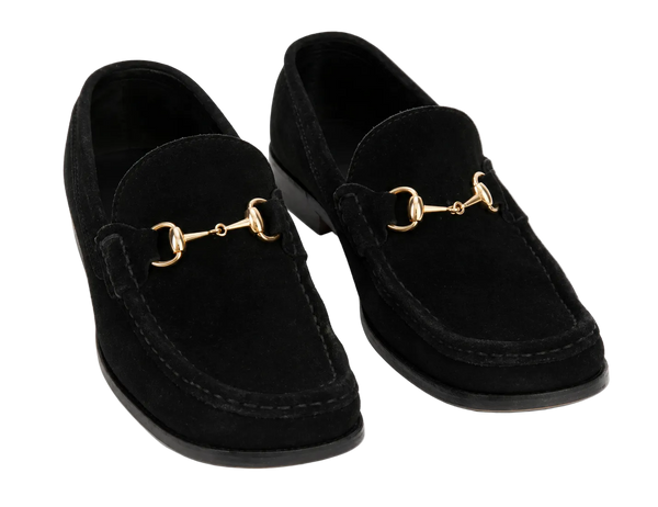 GUCCI Loafers Suede 37 C