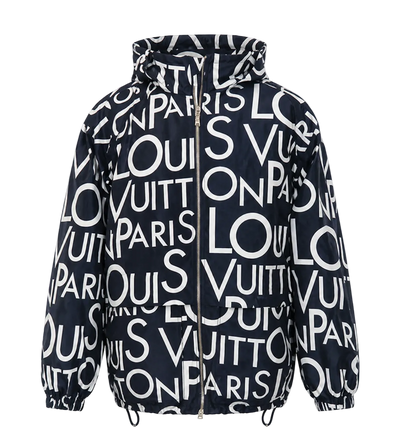LOUIS VUITTON Galaxy Packable Logo Pulloverjacke