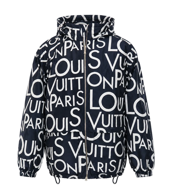 LOUIS VUITTON Galaxy Packable Logo Pulloverjacke