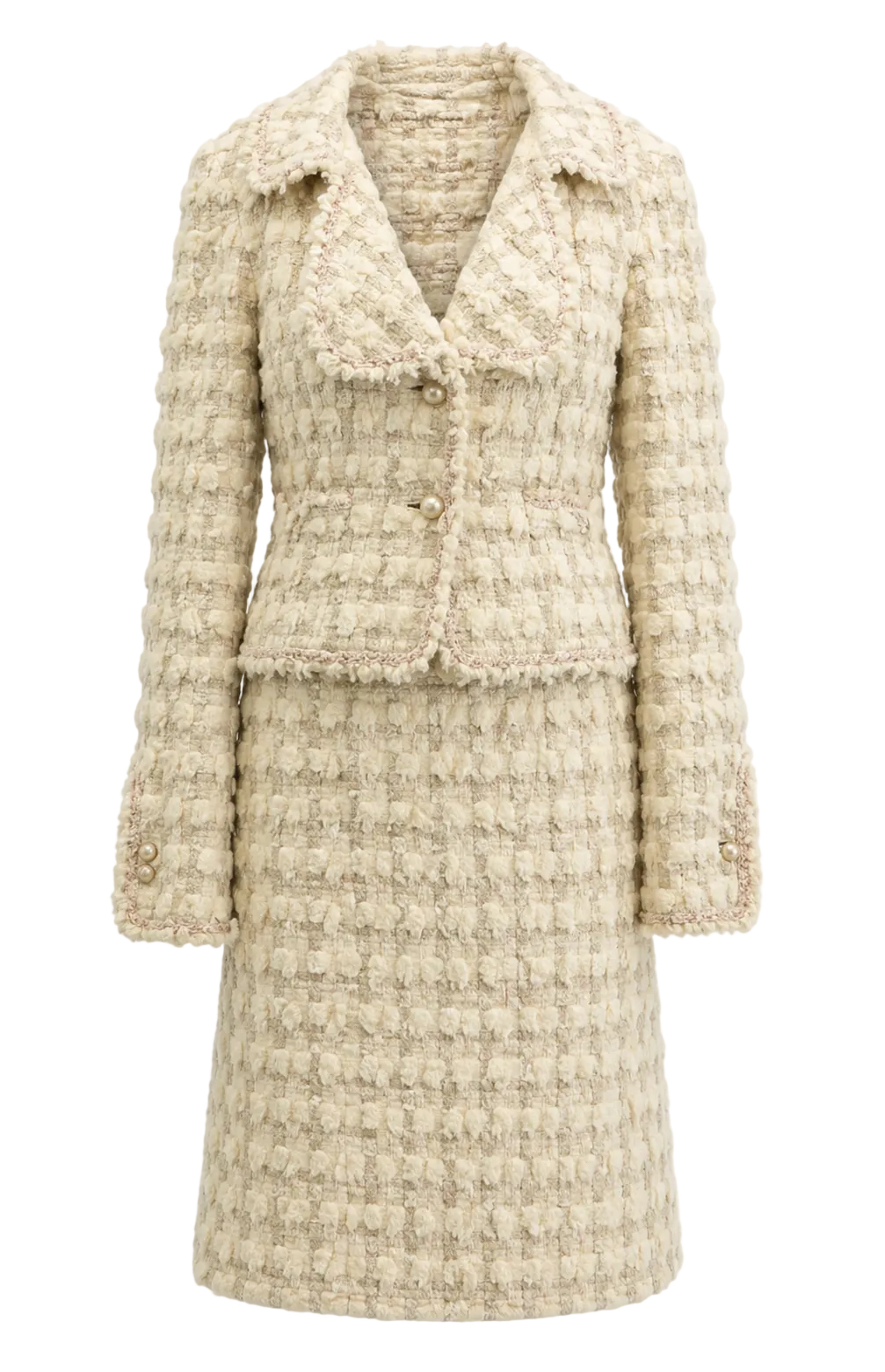 CHANEL Jacke & Rock Setup Tweed