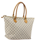 LOUIS VUITTON Damier Azur Saleya MM Tote Bag